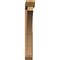 Ekena Millwork Thorton Slat Rough Sawn Bracket w/ Offset Brace, Western Red Cedar, 6"W x 44"D x 44"H BKT0604X44X44THR06RWR - alternate 2